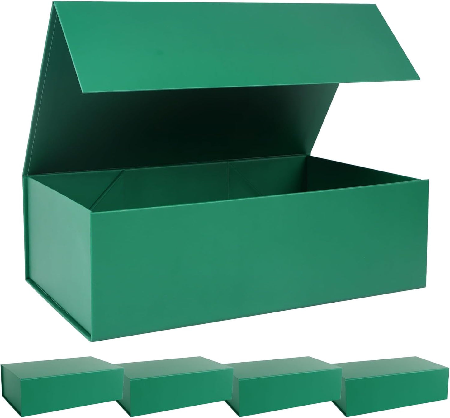 RAE: Premium Green Magnetic Gift Box with Bow (Large)