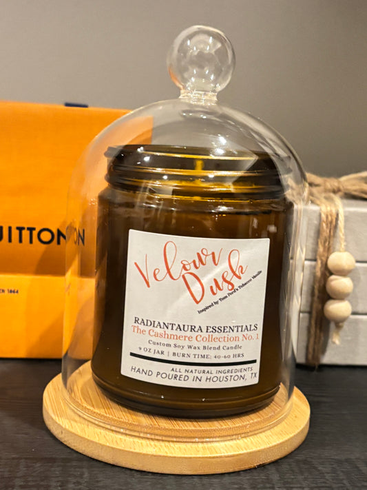 The Cashmere Collection No.1: VELOUR DUSK SOY BLENDED CANDLE