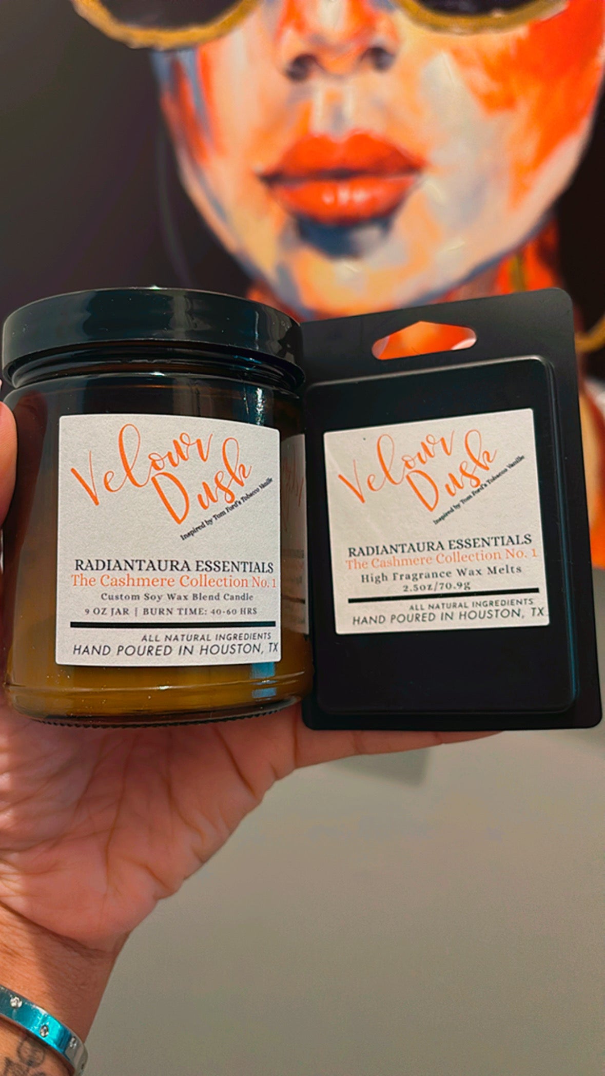 The Cashmere Collection No.1: VELOUR DUSK SOY Wax Melts